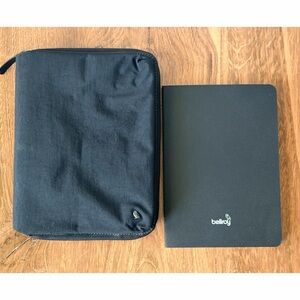 Bellroy A5 Zip Folio Organizer Notebook Planner Case w/ Bellroy Insert